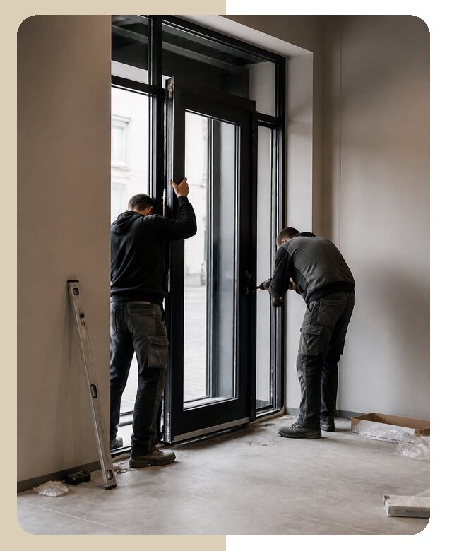 Профессиональная установка двери в магазин в Тейково