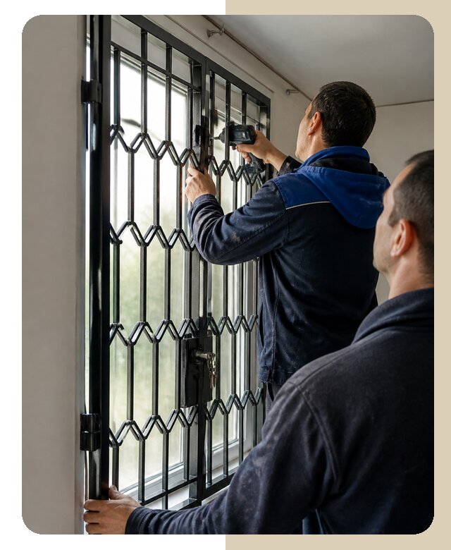 Установка распашных решеток в Тейково цена от 7067 р. | ДвериЛегко-Ткв